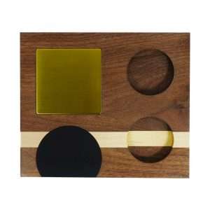 Brewkasa 58mm walnut wood espresso tamper base